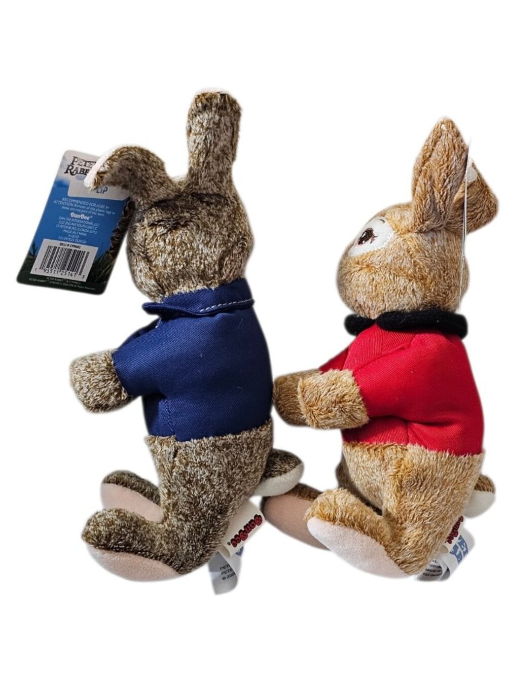 Pair Of 2 Dan Dee Collectors Choice Peter Rabbit Plush Easter Basket Hugger 2026 - Picture 6 of 8